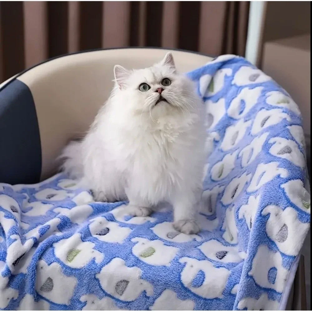 Manta Para Mascotas De Forro‎ Polar Suave Con Estampado De Elefantes 21